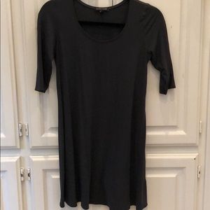 Eileen Fisher Gray Elbow Sleeve Tunic XS